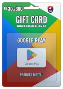 Google Play Gift Card R$ 30 à R$ 300
