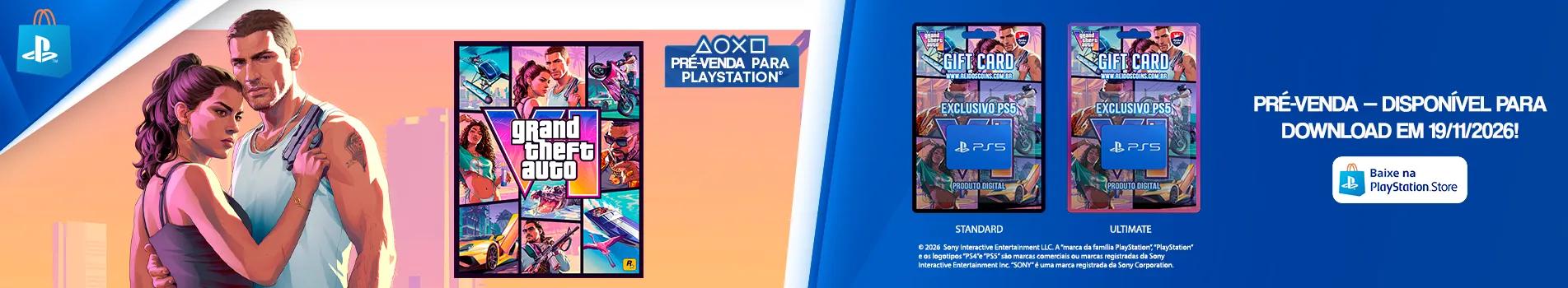 Grand Theft Auto VI GTA 6 Pré-Venda