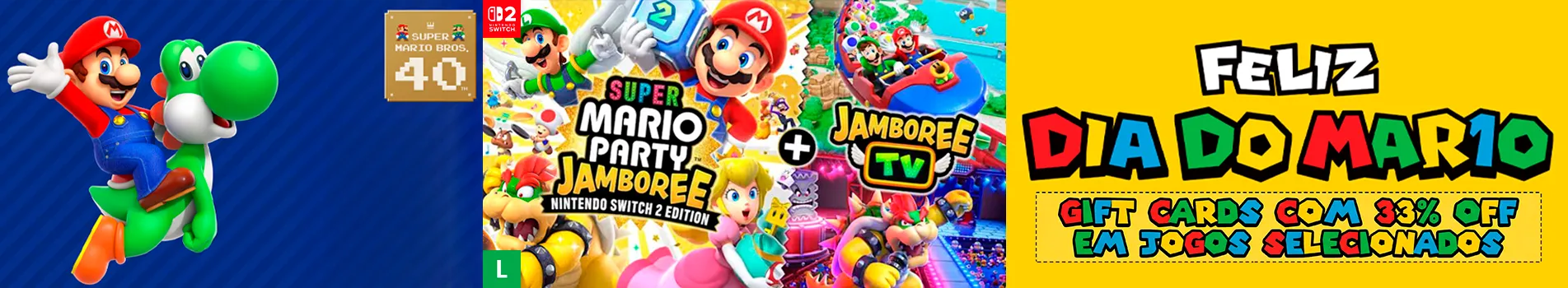 Nintendo Feliz Dia do Mario!
