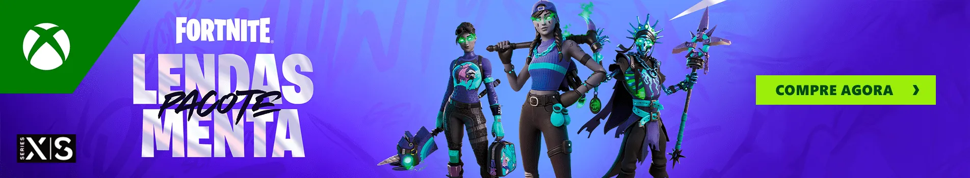 Fortnite Pacote Lendas Menta
