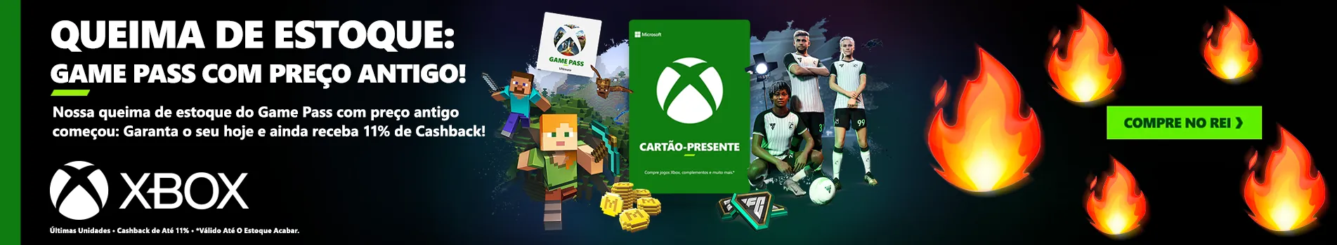 Xbox Game Pass Queima de Estoque