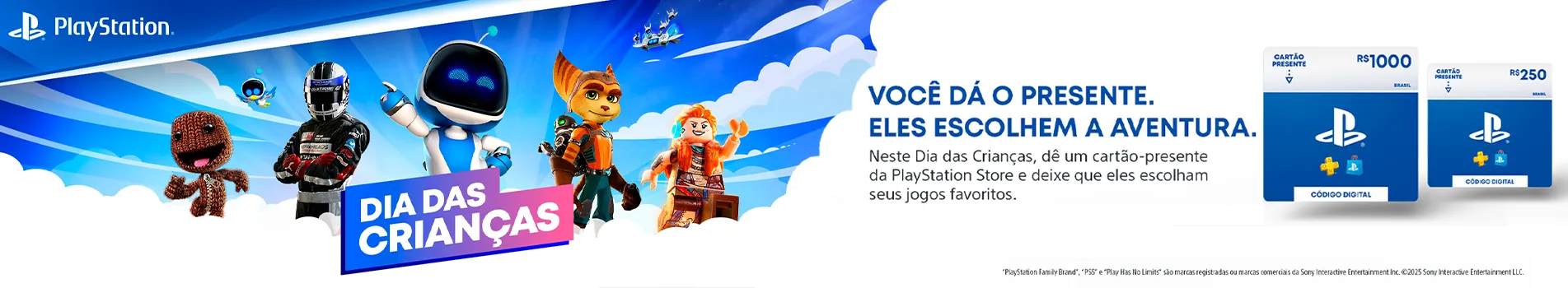 Playstation Dia das Crianças