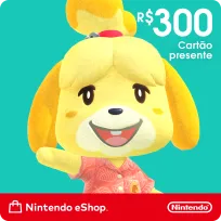 Nintendo Saldo R$ 300