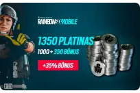 Rainbow Six Mobile 1000 Platinum + 350 de Bônus