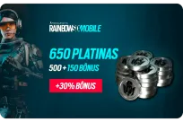 Rainbow Six Mobile 500 Platinum + 150 de Bônus