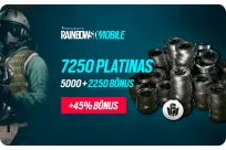 Rainbow Six Mobile 5000 Platinum + 2250 de Bônus
