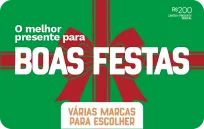 Boas Festas 200 Reais