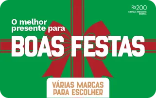 Boas Festas 200 Reais