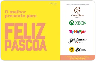 Feliz Páscoa R$ 100