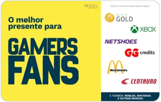 Mundo Gamer Saldo R$ 200