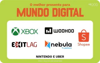 Mundo Digital Saldo R$ 200