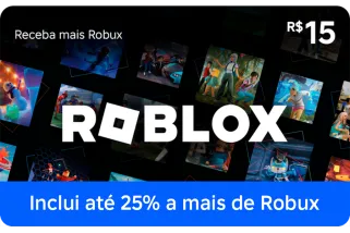 Roblox Gift Card R$ 15 Roblox Gift Card R$ 15