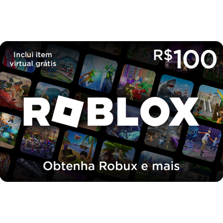 Roblox Gift Card R$ 100 - Rei dos Coins