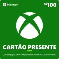 Xbox Cartão-Presente R$ 100