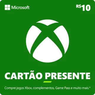 Xbox Cartão-Presente R$ 10