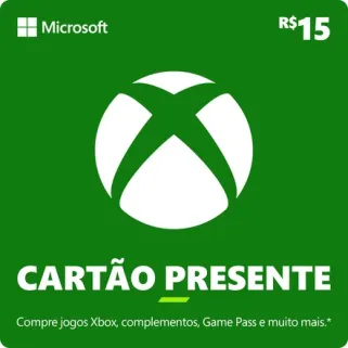 Xbox Cartão-Presente R$ 15