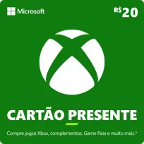 Xbox Cartão-Presente R$ 20