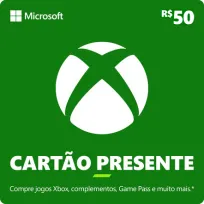 Xbox Cartão-Presente R$ 50
