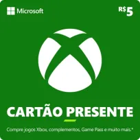 Xbox Cartão-Presente R$ 05