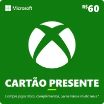 Xbox Cartão-Presente R$ 60