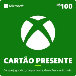 Xbox Cartão-Presente R$ 100