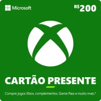 Xbox Cartão-Presente R$ 200
