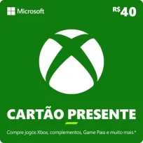 Xbox Cartão-Presente R$ 40