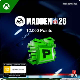 Madden NFL 26: 12000 MUT POINTS (Xbox)