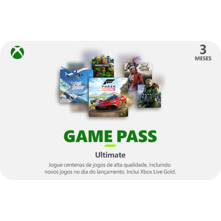 Gift Card Xbox Game Pass Ultimate 3 Mês