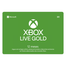 Gift Card Xbox Live Gold - 12 meses 