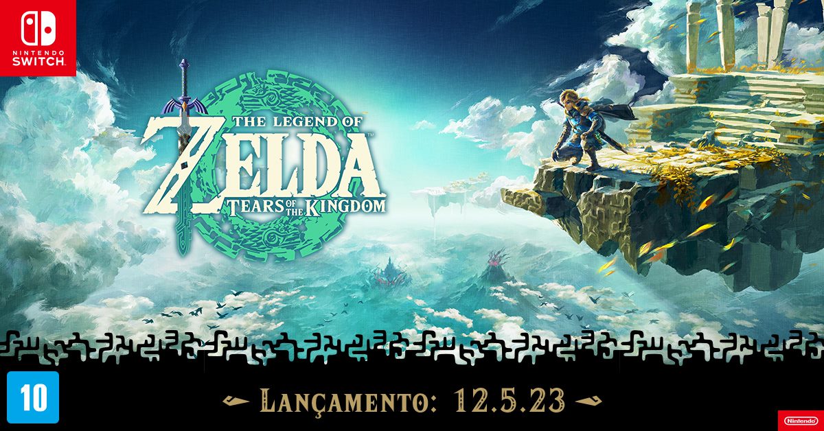 The Legend of Zelda: Tears of the Kingdom lançado para Switch